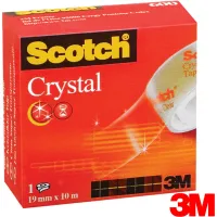 Taśma biurowa Scotch Crystal 19mm/10m transparentna